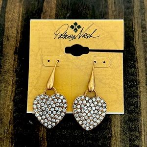 New Patricia Nash dangling earrings. Heart shaped and cute earrings.